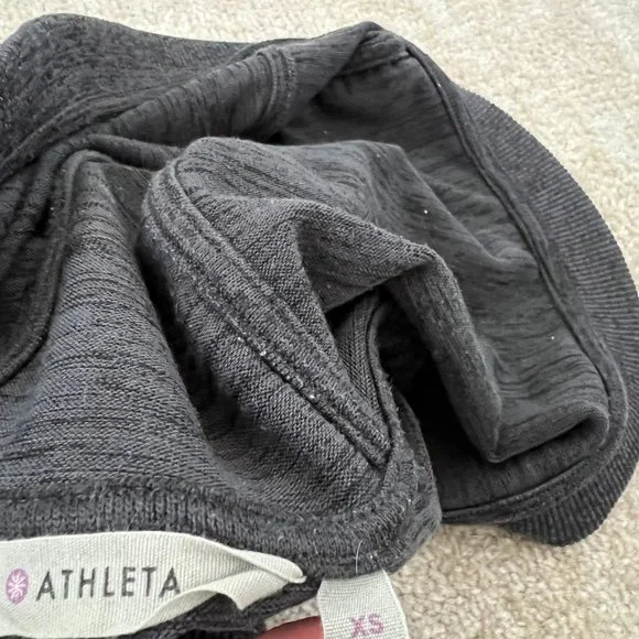 Athleta Blissful Open Front Wrap Cardigan Hoodie XS - Picture 2 of 8